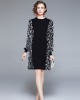 Slim knitted Pseudo-two printing dress for women – PRYCUS MITCHELL INC Slim knitted Pseudo-two printing dress for women – PRYCUS MITCHELL INC