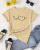 Letter Print Crew Neck T-Shirt, Casual Short Sleeve Top For Spring & Summer, Women’s Clothing – PRYCUS MITCHELL INC Letter Print Crew Neck T-Shirt, Casual Short Sleeve Top For Spring & Summer, Women’s Clothing – PRYCUS MITCHELL INC