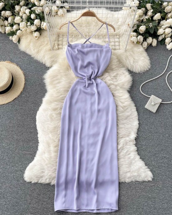 Temperament halter dress sandy beach long dress for women – PRYCUS MITCHELL INC Temperament halter dress sandy beach long dress for women – PRYCUS MITCHELL INC