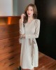 Bottoming V-neck Korean style long slim knitted dress – PRYCUS MITCHELL INC Bottoming V-neck Korean style long slim knitted dress – PRYCUS MITCHELL INC