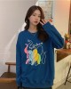 Casual printing loose hoodie cartoon lazy tops – PRYCUS MITCHELL INC Casual printing loose hoodie cartoon lazy tops – PRYCUS MITCHELL INC