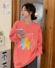 Casual printing loose hoodie cartoon lazy tops – PRYCUS MITCHELL INC Casual printing loose hoodie cartoon lazy tops – PRYCUS MITCHELL INC