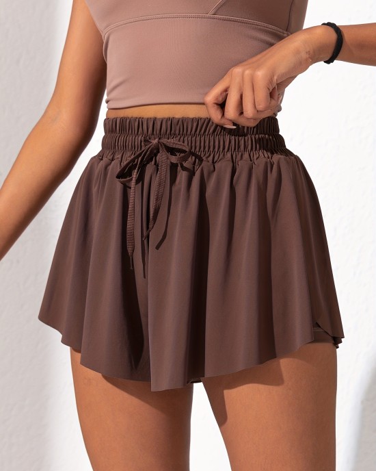 Women’s Activewear: Solid 2-in-1 Ice Silk Sports Shorts with High Stretch Side Pocket & Drawstring – Perfect for Yoga & Golf! – PRYCUS MITCHELL INC Women’s Activewear: Solid 2-in-1 Ice Silk Sports Shorts with High Stretch Side Pocket & Drawstring – Perfect for Yoga & Golf! – PRYCUS MITCHELL INC