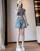 Women’s Elastic High Waist Denim Shorts, Casual Style, Versatile Wide-Leg Denim Shorts For Leisure – PRYCUS MITCHELL INC Women’s Elastic High Waist Denim Shorts, Casual Style, Versatile Wide-Leg Denim Shorts For Leisure – PRYCUS MITCHELL INC