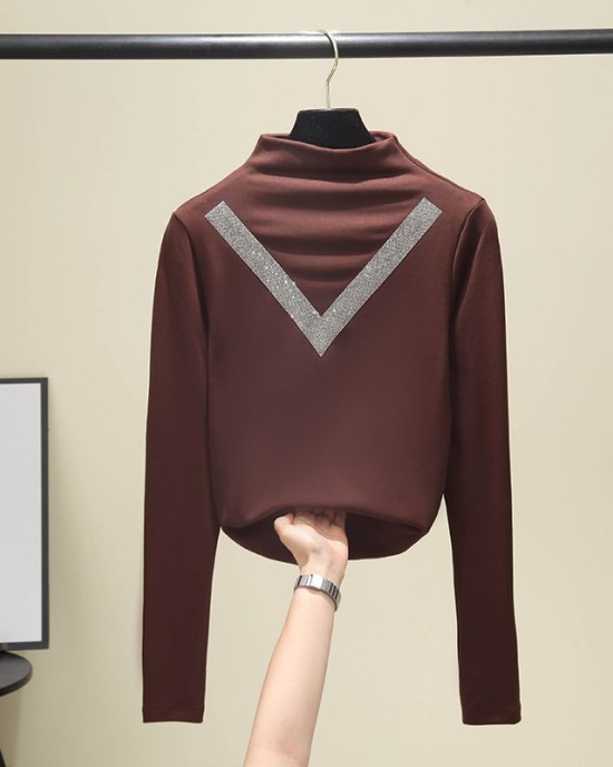 Spring and autumn tops bottoming shirt for women – PRYCUS MITCHELL INC Spring and autumn tops bottoming shirt for women – PRYCUS MITCHELL INC