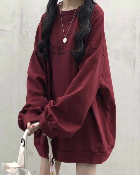 Loose long sleeve scales round neck autumn hoodie for women – PRYCUS MITCHELL INC Loose long sleeve scales round neck autumn hoodie for women – PRYCUS MITCHELL INC