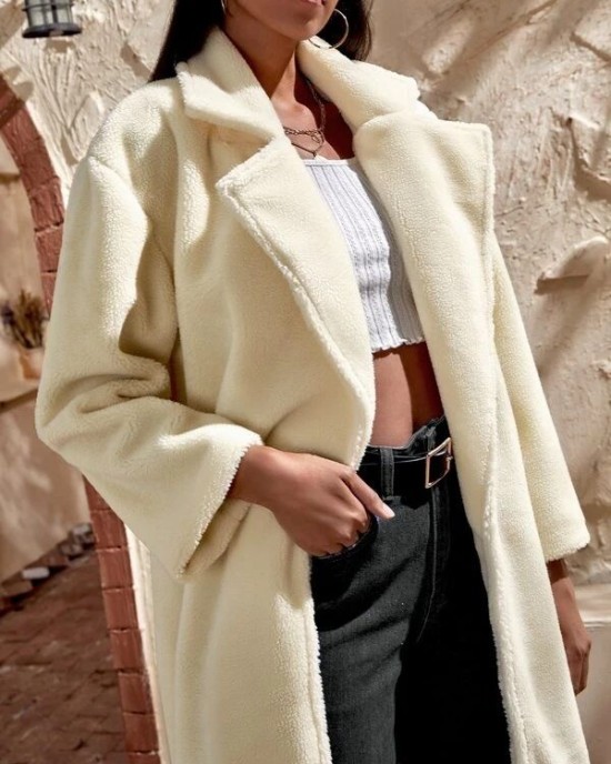 Two-sided long fashion coat winter loose overcoat for women – PRYCUS MITCHELL INC Two-sided long fashion coat winter loose overcoat for women – PRYCUS MITCHELL INC