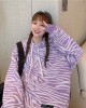 Loose thick Korean style plus velvet zebra complex coat – PRYCUS MITCHELL INC Loose thick Korean style plus velvet zebra complex coat – PRYCUS MITCHELL INC