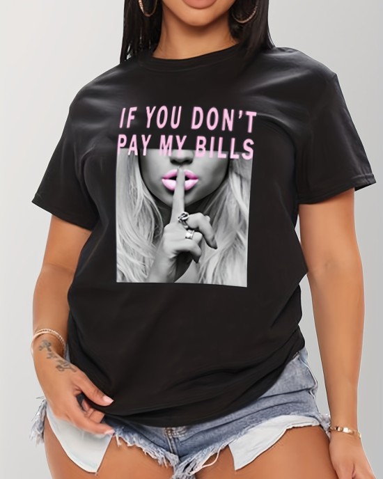Summer-Ready Casual Women’s Tee: Breathable Polyester, Unique Portrait Print, Machine-Washable – PRYCUS MITCHELL INC Summer-Ready Casual Women’s Tee: Breathable Polyester, Unique Portrait Print, Machine-Washable – PRYCUS MITCHELL INC