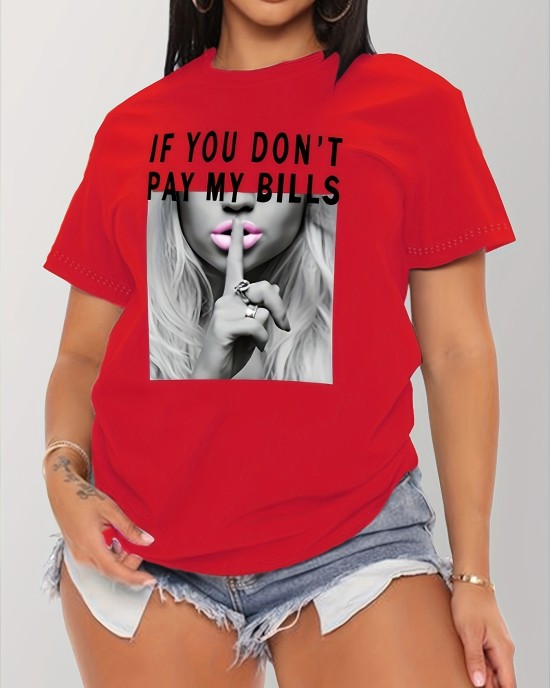 Summer-Ready Casual Women’s Tee: Breathable Polyester, Unique Portrait Print, Machine-Washable – PRYCUS MITCHELL INC Summer-Ready Casual Women’s Tee: Breathable Polyester, Unique Portrait Print, Machine-Washable – PRYCUS MITCHELL INC