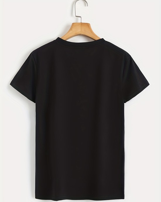 Summer-Ready Casual Women’s Tee: Breathable Polyester, Unique Portrait Print, Machine-Washable – PRYCUS MITCHELL INC Summer-Ready Casual Women’s Tee: Breathable Polyester, Unique Portrait Print, Machine-Washable – PRYCUS MITCHELL INC