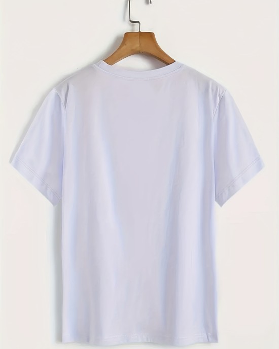 Summer-Ready Casual Women’s Tee: Breathable Polyester, Unique Portrait Print, Machine-Washable – PRYCUS MITCHELL INC Summer-Ready Casual Women’s Tee: Breathable Polyester, Unique Portrait Print, Machine-Washable – PRYCUS MITCHELL INC