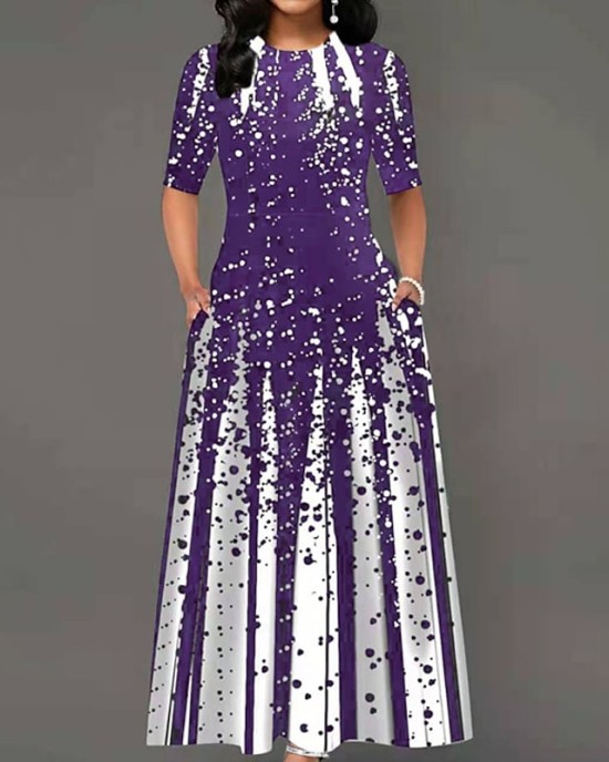 Casual Dress Swing Dress Church Dress Midi Dress Black Blue Purple Half Sleeve Polka Dot Pocket Fall Spring Summer Crew Neck Mature Daily Date Weekend 2023 S M L XL XXL 3XL 4XL 5XL – PRYCUS MITCHELL INC Casual Dress Swing Dress Church Dress Midi Dress Black Blue Purple Half Sleeve Polka Dot Pocket Fall Spring Summer Crew Neck Mature Daily Date Weekend 2023 S M L XL XXL 3XL 4XL 5XL – PRYCUS MITCHELL INC