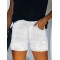 Blue Frayed Hem Denim Shorts, Ripped Holes Slash Pockets Short Denim Pants, Women’s Denim Jeans & Clothing – PRYCUS MITCHELL INC
